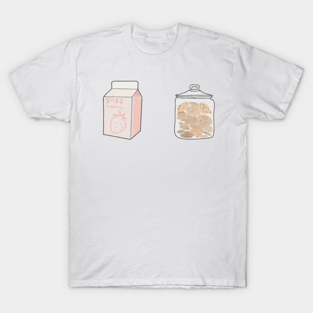 Cookies and strawberry milk T-Shirt by Artofcuteness